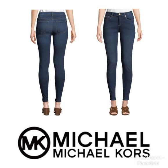 Michael Kors Denim - Michael Kors Izzy Skinny Jeans, Dark Wash